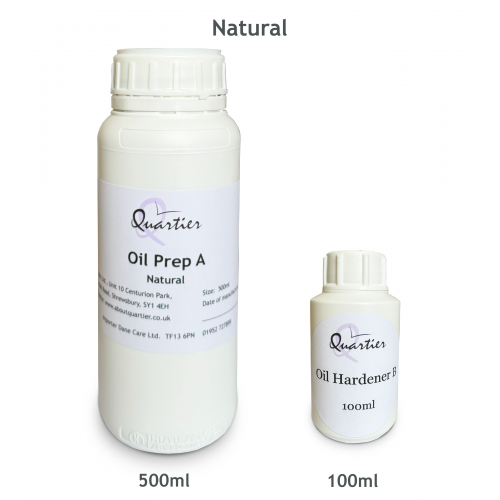 AboutQuartier Oil Prep 2K Natural 500ml + Hardener 100ml  370.0102.600